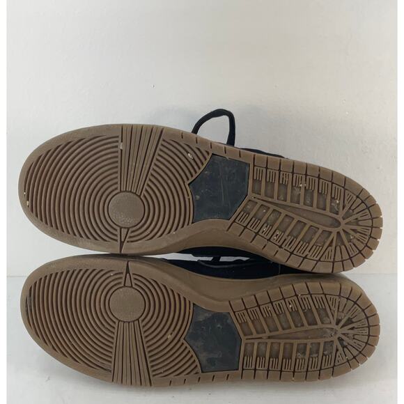 Nike SB Dunk High Antihero Men's Athletic Shoes Black/Brown Size 10 Preowned - Picture 5 of 8